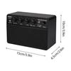 KOKKO 10W Mini Guitar Amplifier, Compact Electric Guitar Amplifier with Mini Portable Guitar Practice Speaker for Everyday Practice and Street Perform