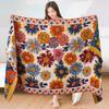 1pc Absorbing Quick Bath Towel for Bathroom Beach, Pure Cotton Yarn Jacquard Bath Towel Soft Large Towel 80x160cm, Various Style Floral Pattern Design