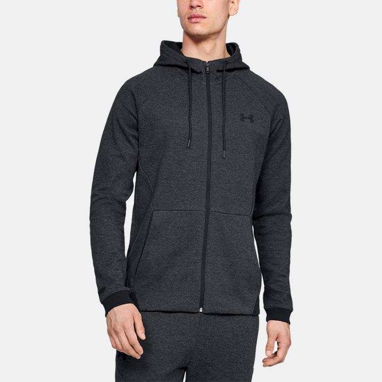 Under Armour Куртка с капюшоном двойной вязки с логотипом Мужская верхняя одежда Черный 1320722-001