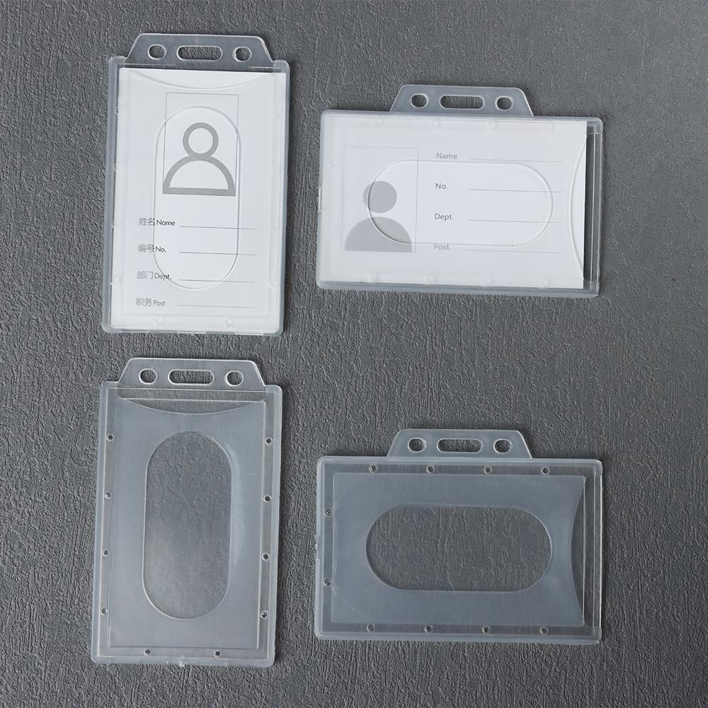Школьный ID Защитный чехол для визитки Бейдж Кармашек для рабочей карты Держатели для именных карт Кармашек для ID-карты