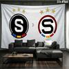 Iron Sparta Wall tapestry, aesthetic printed fabric blanket, suitable for bedroom, living room, and home decor.