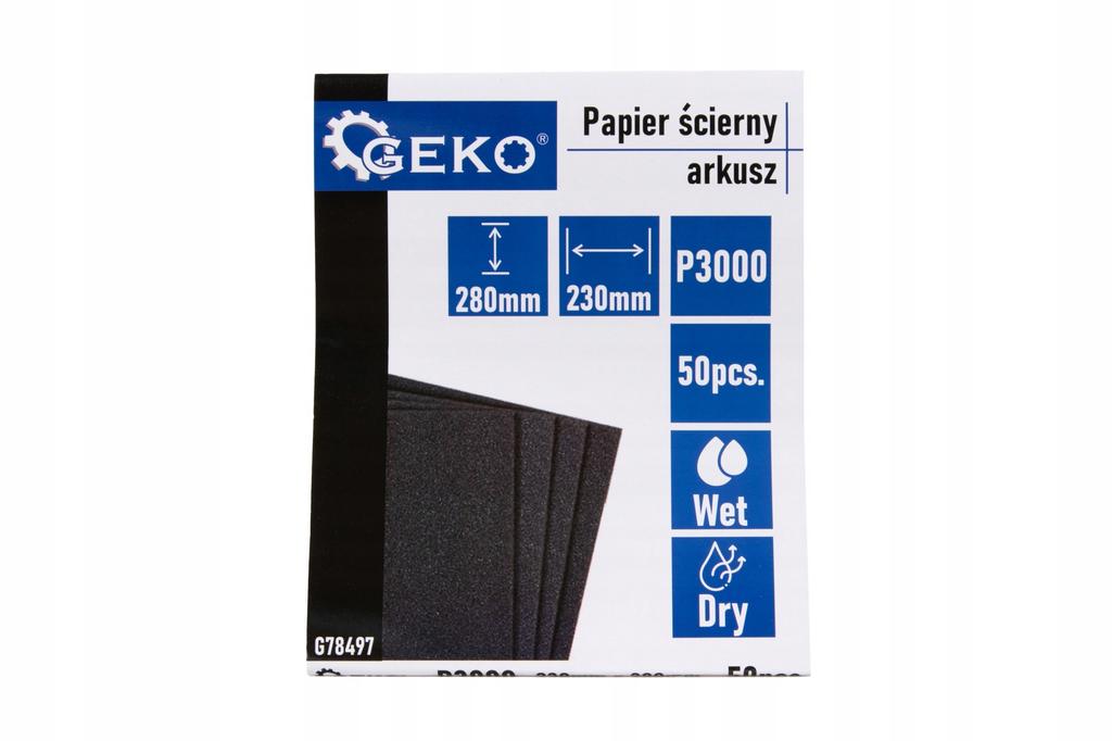 Water-based sandpaper - Velcro disc 125mm P600 (50/1000)