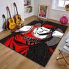"Red-Haired Basketball Warrior Design" Patterned carpet, suitable as a non slip play mat for the living room and bedroom sofa