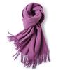 100 Pure Wool Scarves Women's Winter High-end Cashmere Oversized Shawl Gift