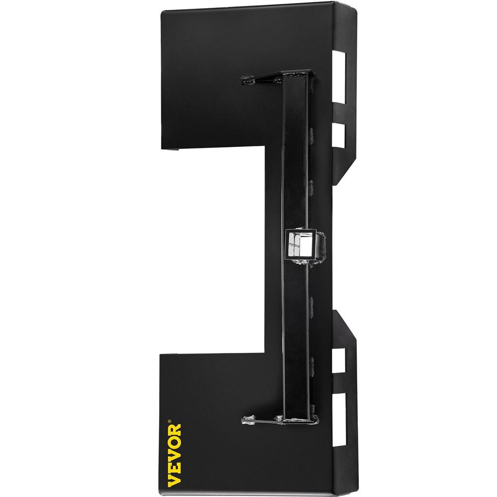 Universal Skid Steer Mount Plate 1/4" Thick Skid Steer Plate Attachment 3000LBS Weight Capacity Quick Attach Mount Plate Steel Adapter Loader Easy to
