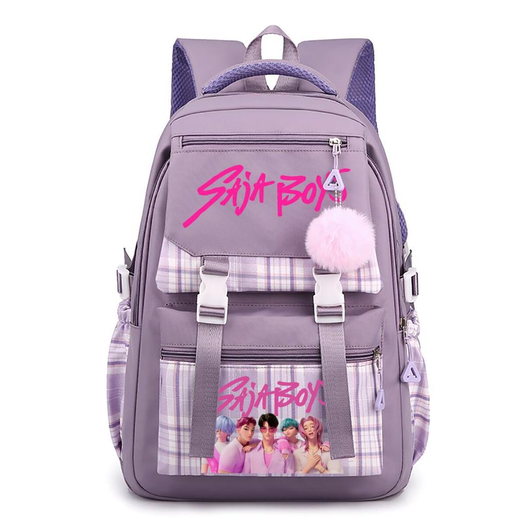 Trend Animation Printing Primary And Secondary School Students Lightweight Spine Backpack Men'S And Women'S Versatile Casual Schoolbag