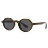New Polarized Sunglasses Men's and Women's Round Frame Sunglasses Anti-UV Sunglasses