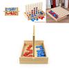 Wooden Gobang Puzzle Game With Kidfriendly Design For Play And Learning