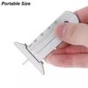 Tire Depth Meter Gauge Tyre Thread Caliper Checker Ruler Gage Groove Measure Tool Stainless Steel Auto Car Truck Depthometer