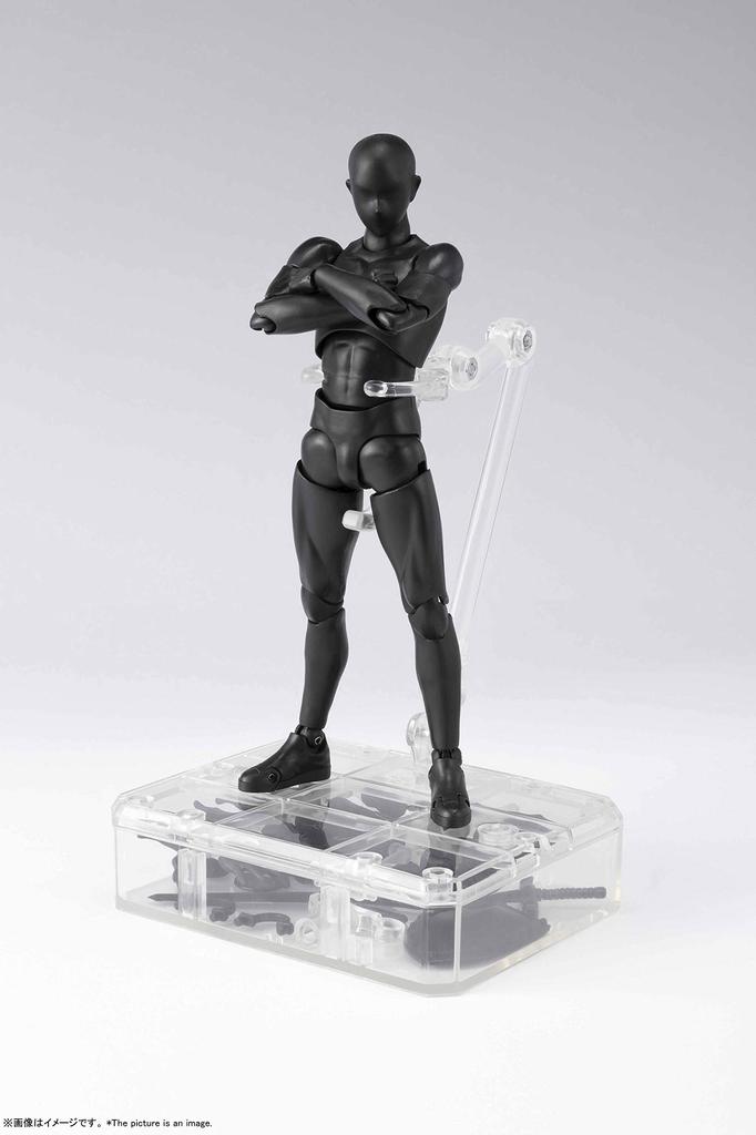 TAMASHII NATIONS DX SET 2 черный цвет 150 мм подвижная фигурка SHFiguarts Body-kun (Твердая версия.) приблизительно. АБС и ПВХ