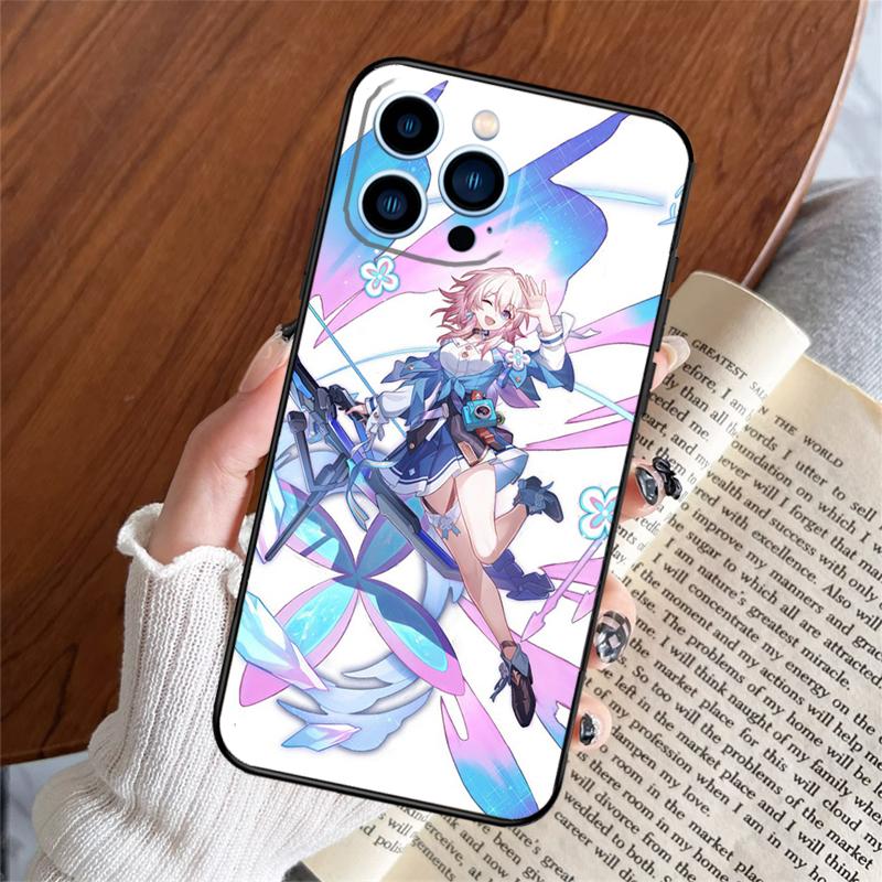 7 марта honkai star rail Чехол для телефона для iPhone 17 Air 11 14 15 16 Pro Max Plus 12 13 mini 16e 17 Pro Max Задняя крышка