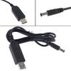 Universal for QC 3.0 USB To for DC 12V 1.5A Adjustable Voltage Step Up 5.5x2.5mm Cord Power Boost Line For WiFi Router L