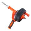 Drain Auger 25Ft, Plumbing Snake with Drill Attachment, Plumbers Snake Drain Clog Remover for Kitchen Bathroom Shower Sink with Protective Hose and