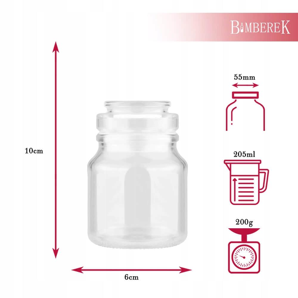 Jar Spice Container 205Ml Glass Jar For Herbs Gift