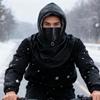 Зимняя маска для лица для мужчин, ветрозащитная, термозащитная шапка, мужская теплая накладка на голову для мотоцикла, для пеших прогулок, бега, вождения, поездок на работу