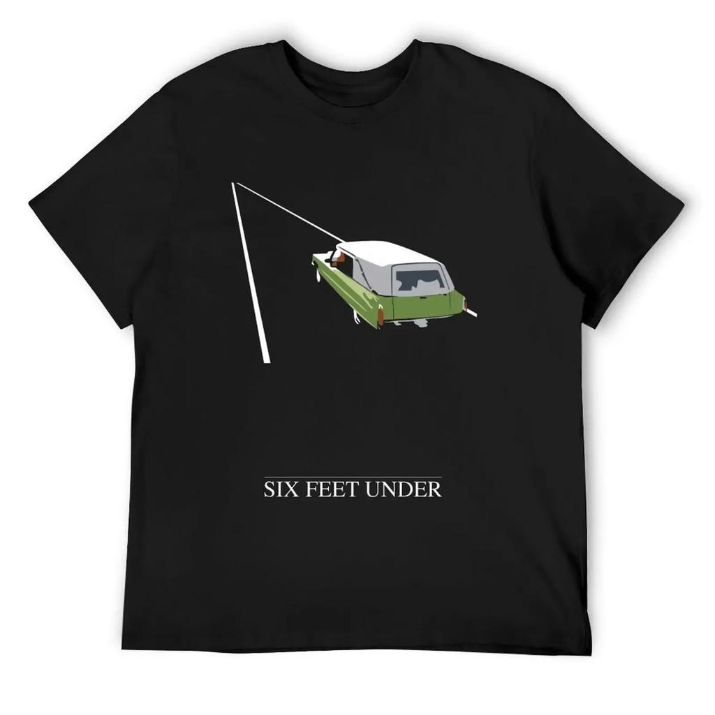 Футболка Six Feet Under индивидуальные футболки синий замок топы больших размеров футболки большой плотности для мужчин