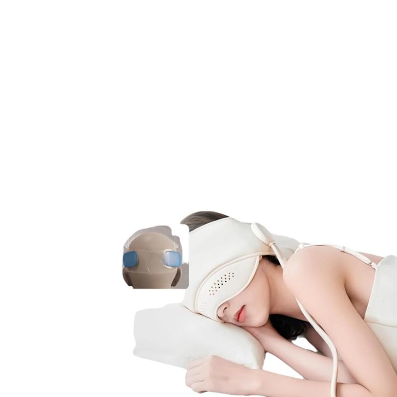 Head Massager Charging Airbag Sleep Aid Home Massage Helmet Hot Compress Head Massager