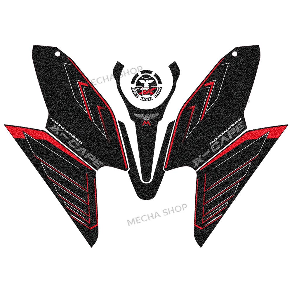 Motorcycle Tank Pad Protector Sticker Decal Gas Knee Tank Traction Pad Side for Moto Morini X-Cape 1200 2026