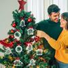 Рождественское украшение-подвеска Сделай сам Прозрачные украшения Капельные ornaments Прозрачный подвесной кулон на елку Для рождественского празднования Рождественская елка