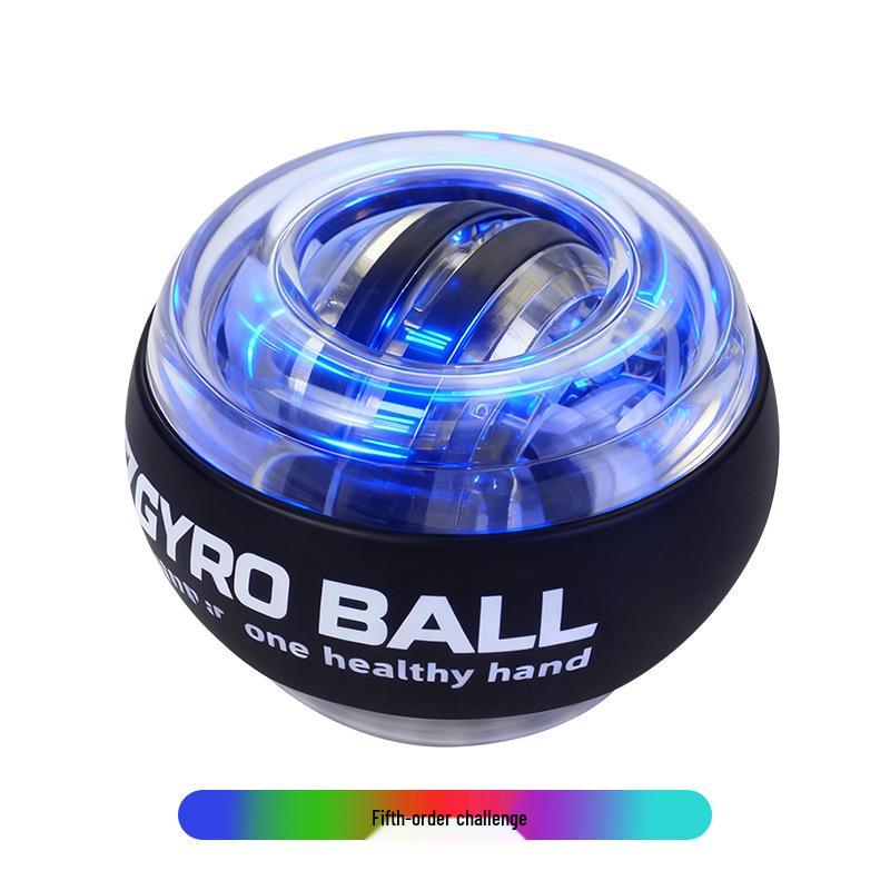 Светящийся фитнес-гироскоп: Кистевой и предплечевой тренажер - Ослепительный платиновый хват