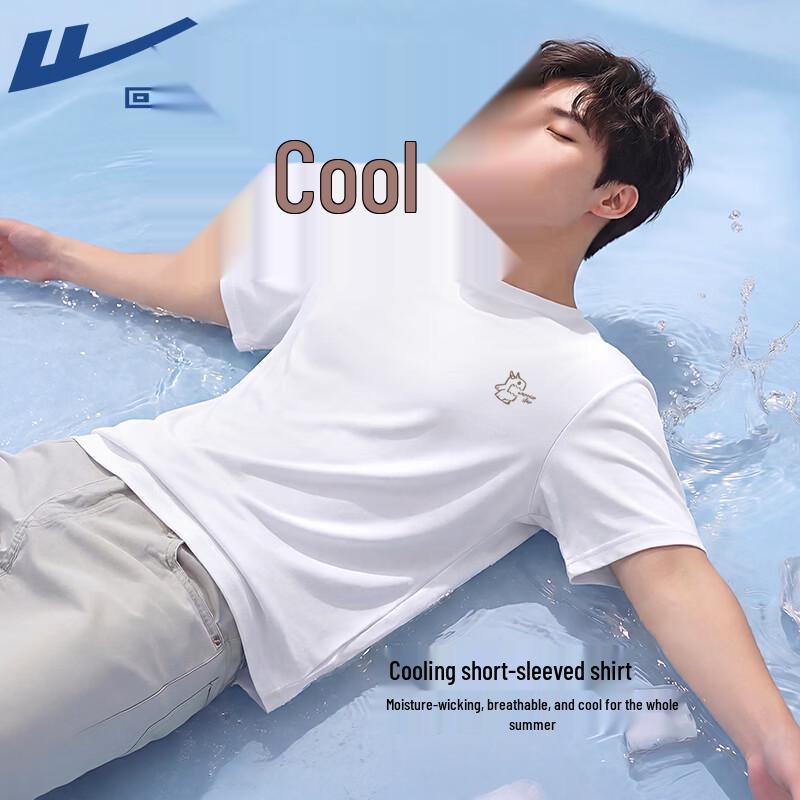 Warrior Youth Ice Silk Cartoon Print Short Sleeve T-Shirt