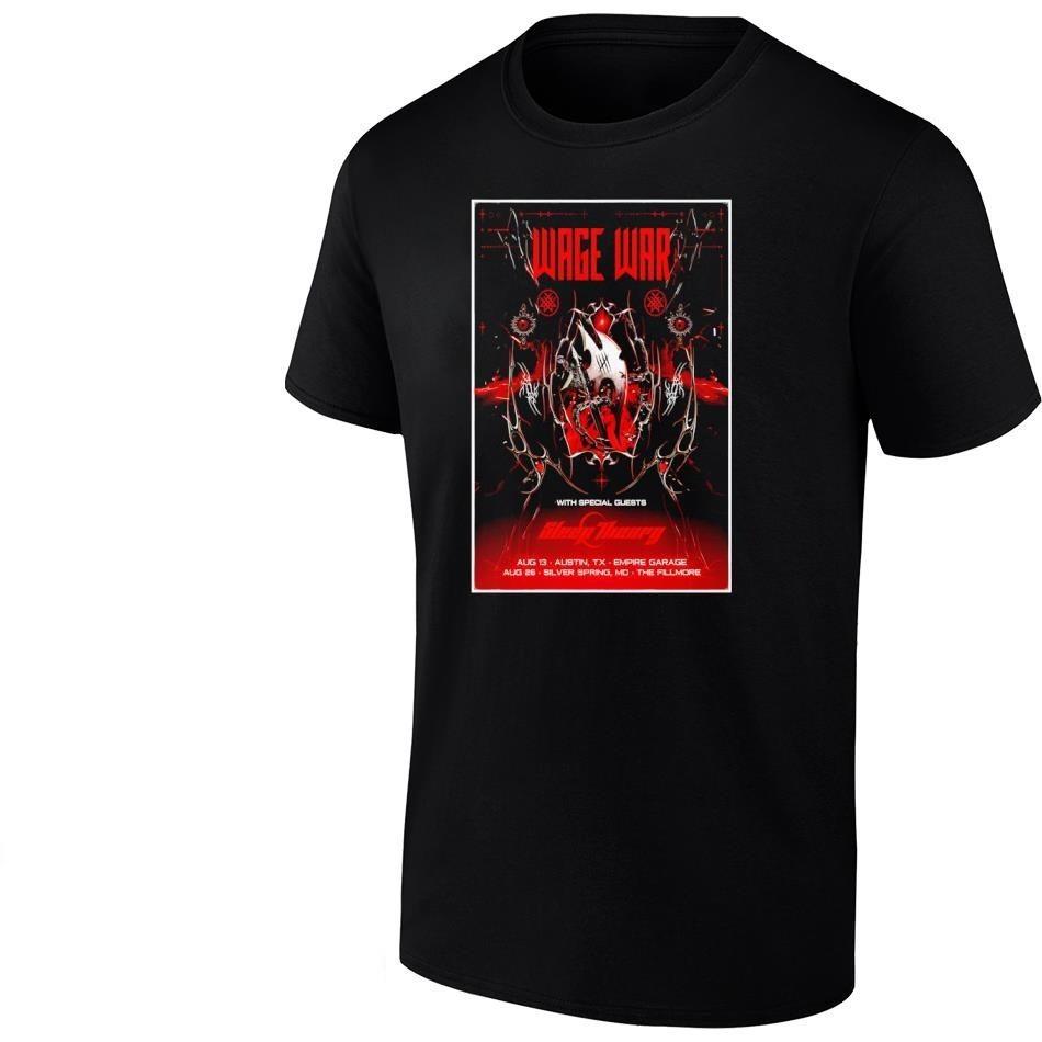 Wage War Summer 2025 Tour T-Shirt – Austin andSilver Spring Concert Poster Tee