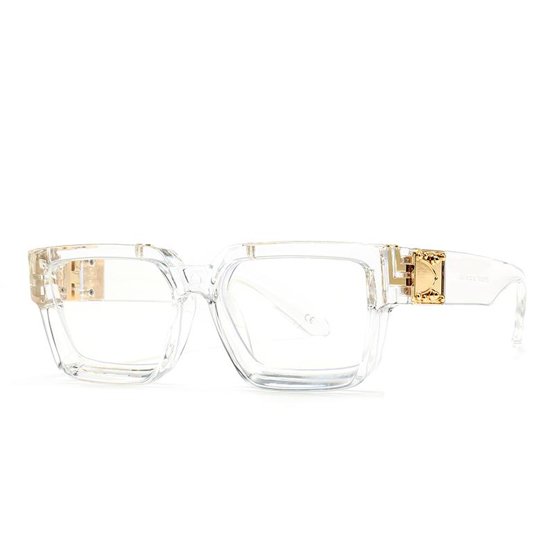 Foreign Trade Cross-Border Popular Sunglasses for Men European and American Street Photography Ins Popular Model Square Small F