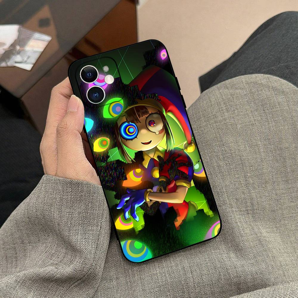 Удивительный G-Digital Чехол для телефона T-Circus Черный чехол для телефона для IPhone 17/16/15/13/14 Pro Max/ 11Plus/X/Xr/Xs Max 13mini