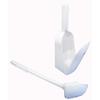 Ohe Toilet Brush, White, Approx. 37cm H X 8cm W X 9.3cm D, Includes Thrift Case, Flocked