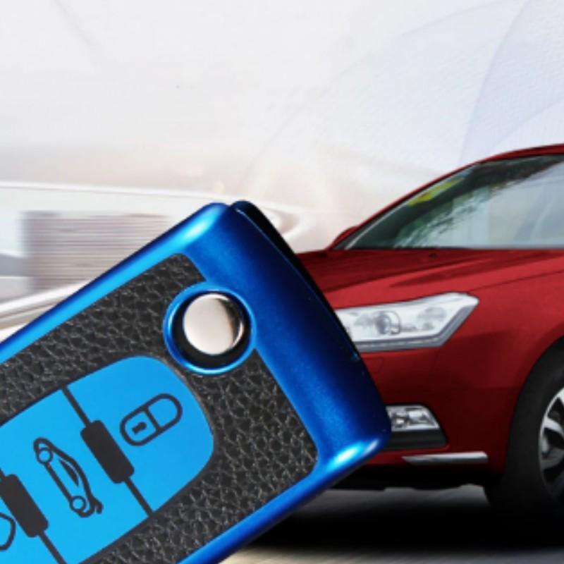 Кожаный чехол для дистанционного ключа из ТПУ для Peugeot 107 207 307 308 407 607 3008 5008 для Citroen Xsara Picasso C5 C6 C8 без ключа