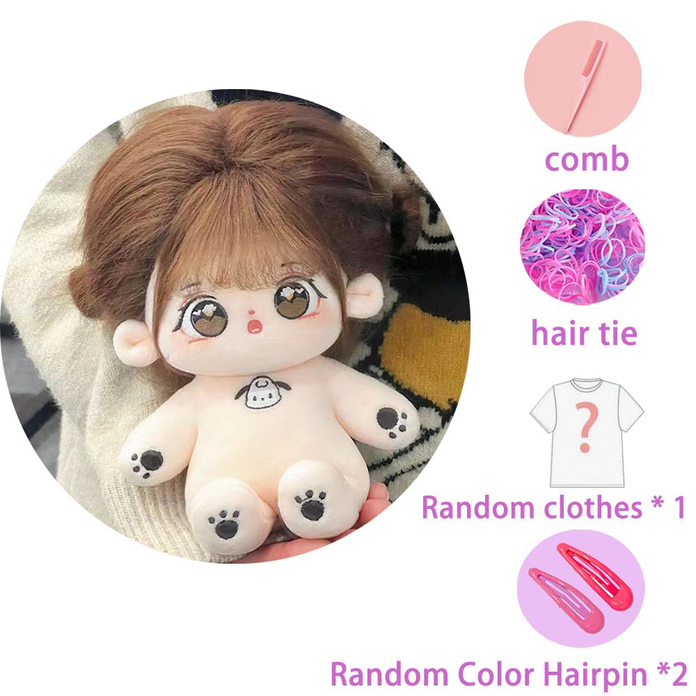 20 см кукла-идол плюшевые хлопковые куклы-звезды с одеждой кавайные мягкие детские плюшевые куклы игрушки коллекция фанатов дети подарки для девочек