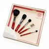 Ohishi Kumano Supervised Makeup Brush Gift Set of 5 Oishi Sakura Powder Brush Cheek Brush Eye Shadow Brush Eye Tip Brush Comb &