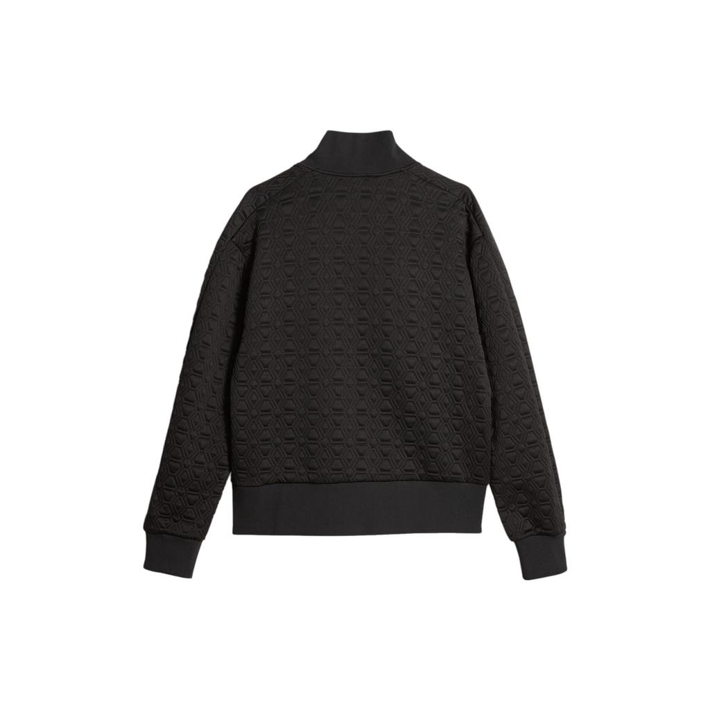Puma T7 Luxe Sport Куртка с полной печатью, повседневная, со стойкой, свободного кроя, с длинным рукавом, унисекс, черная 620852-01