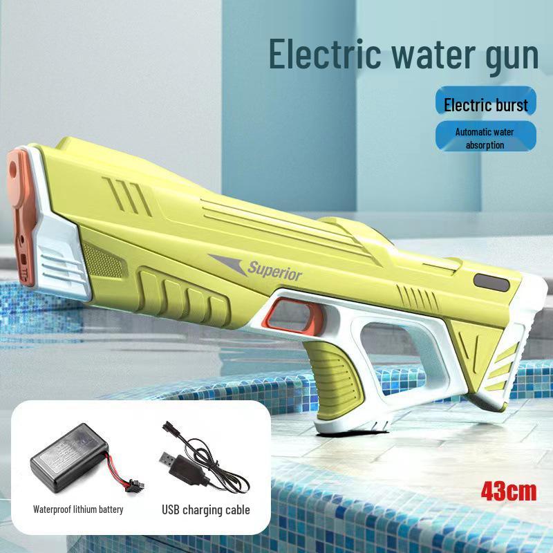 Cross-Border Large Capacity Automatic Water Absorption Electric Water Gun with Strong Battery Life