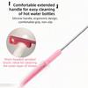 Dual-head Design Silicone Straw Brush Bendable Bottle Brush Extra Long Brush  Pacifier
