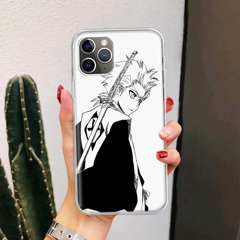Bleach Хитсугая Тоширо Для iPhone 17 Air 16 15 14 Plus 13 Mini 12 11 Pro Max Чехол для телефона 16E 7 Печать 8 SE Fundas Чехол Мягкий C
