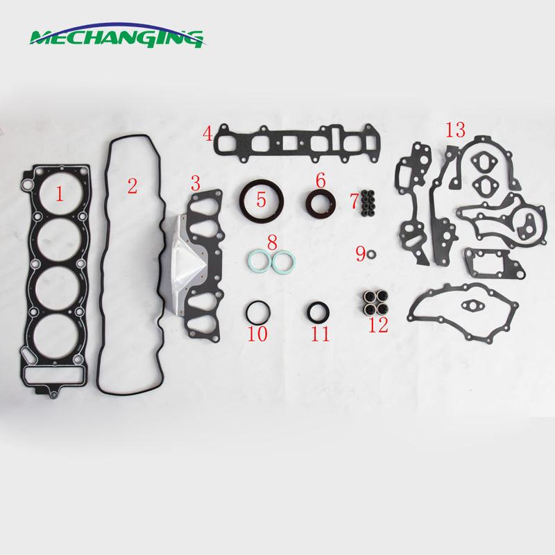 22R RN85 FOR TOYOTA CRESSIDA WAGON DYNA 200 LAND CRUISER HILUX DYNA 2.4L Engine Rebuilding Kits Engine Gasket 04111-35342