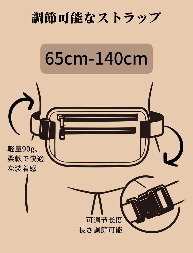 Mellbree Поясная Скрытая Защита Секретный Зарубежный RFID Скимминг Ценности Удобный Защитный Кошелек, Кошелек, Защита от Карманников, Кошелек, Тонкий, Путешествия,