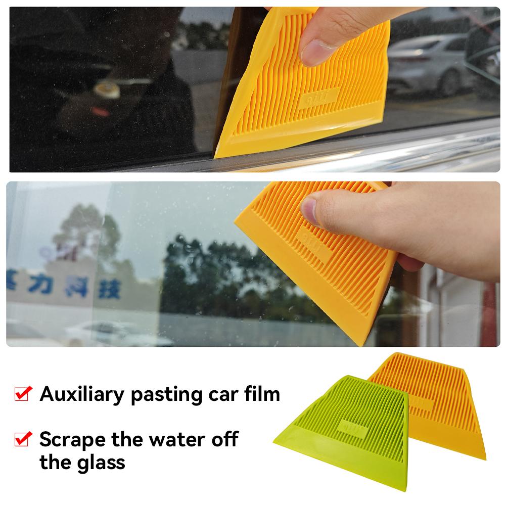 1Pc Trapezoidal Medium Soft Squeegee Scraper for Car Wrapping/Window Tinting/Wallpaper Installing Car Vinyl Film Wrapping Tool