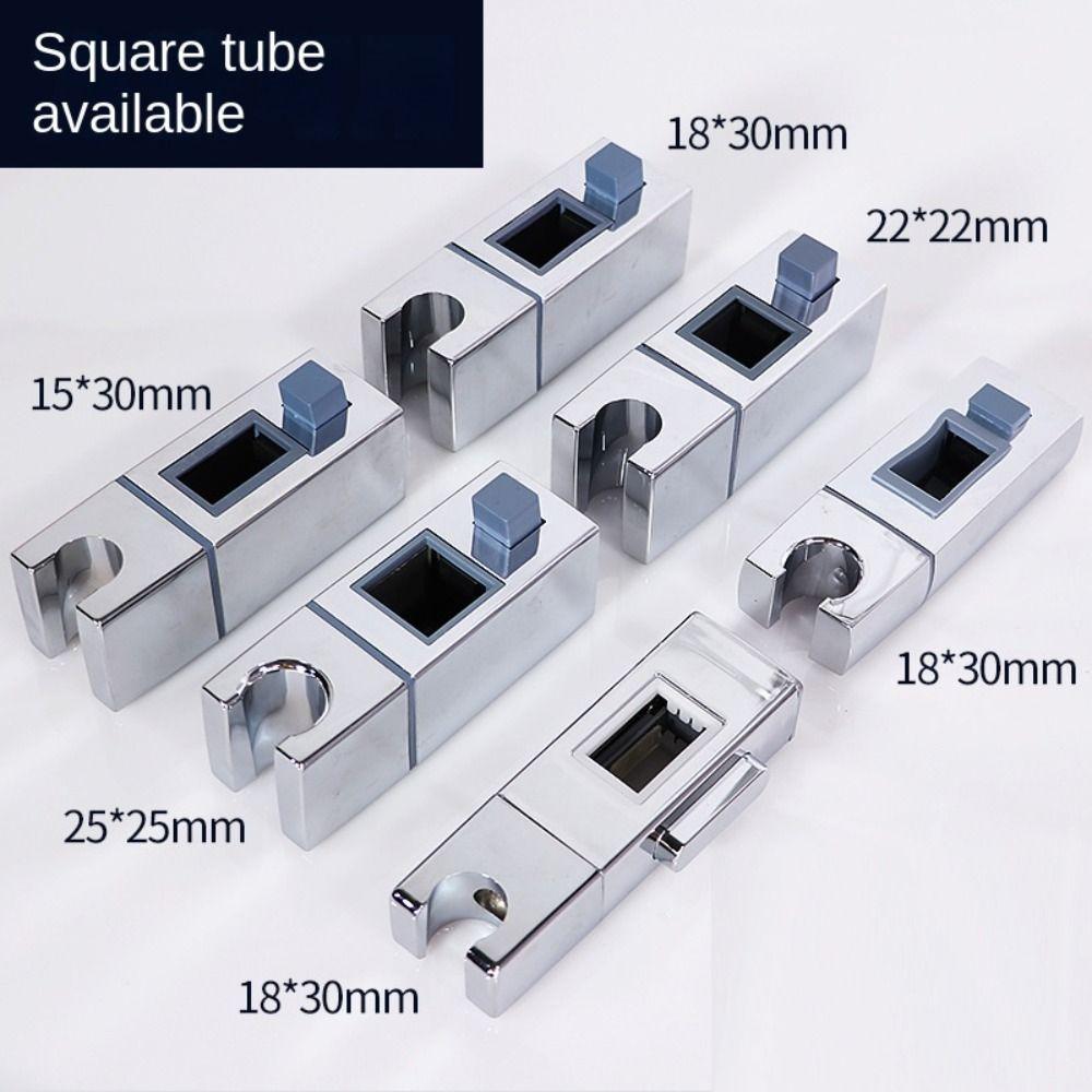 Вращающийся держатель насадки для душа, квадратная труба, кронштейн для рельса, аксессуары для ванной
