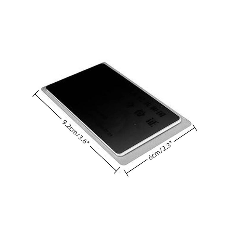 Держатель для карт с защитой от подглядывания, двусторонний защитный чехол для ID-карты, защита от утечки банковских карт, защита конфиденциальности, держатель для документов, защита от демагнетизации