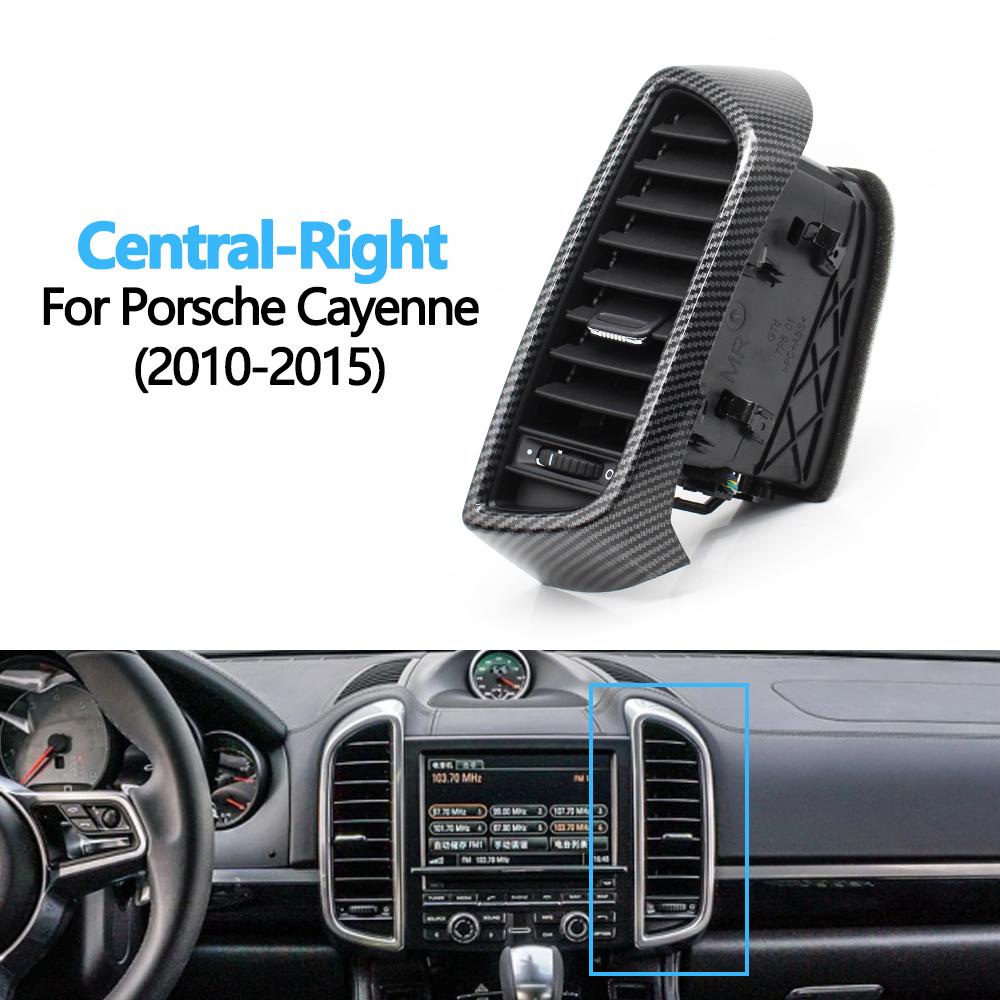 Углеродное волокно автомобиля передняя левая правая задняя решетка кондиционера переменного тока в сборе для Porsche Cayenne 958