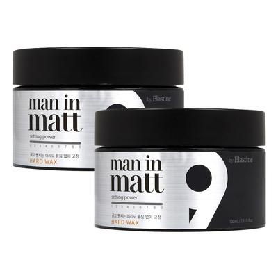 Elastine Men Матовый воск для жестких волос, 80 г, 2 штуки