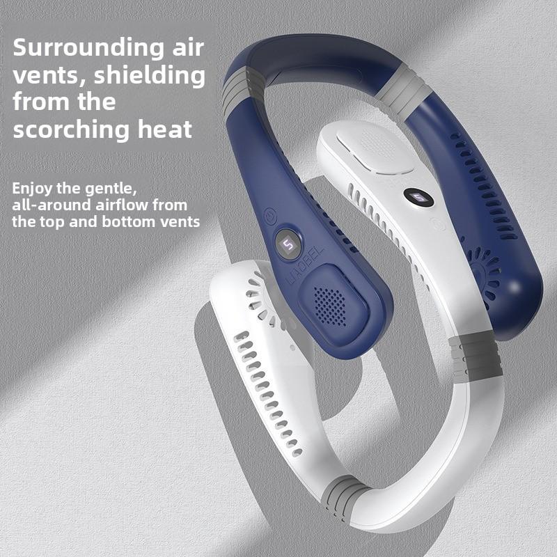 Lazy Neck Fan Portable Outdoor Electric Fan Rechargeable Silent Fan