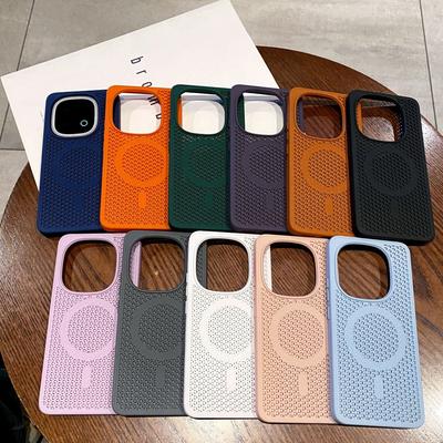 VIVO iQOO11 летняя теплоотводящая магнитная чехол-накладка для мобильного телефона X111Pro сотовая пористая X111 защитный чехол