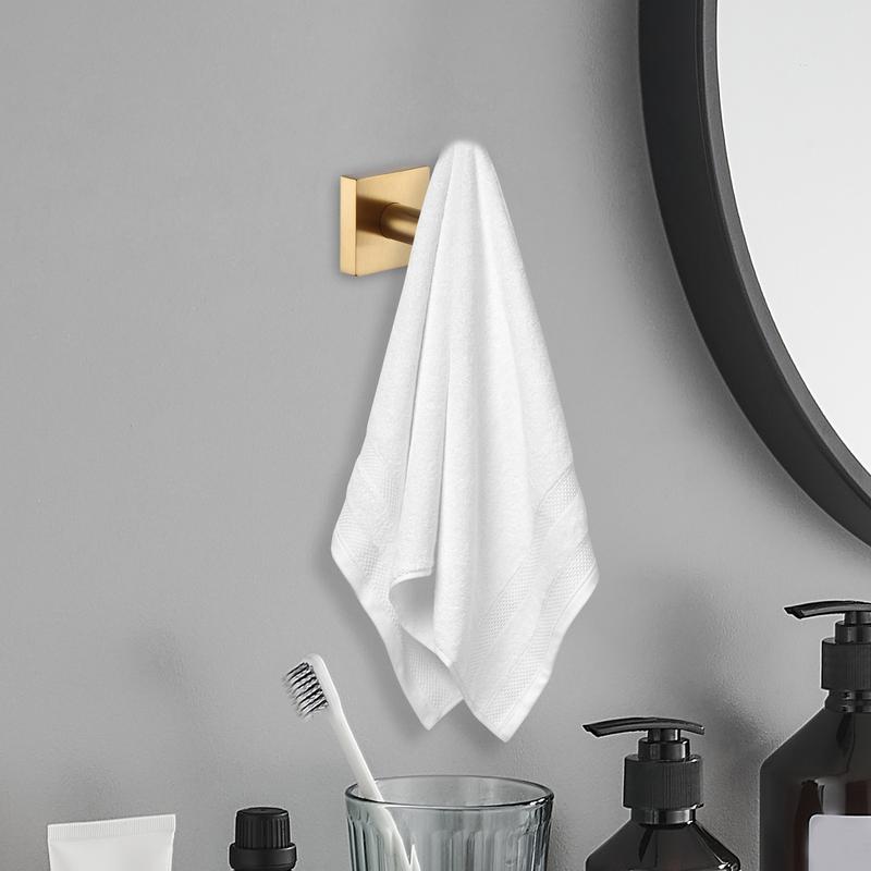 Настенный крючок для ванной Современная вешалка из нержавеющей стали 304 Многоразовые вешалки для полотенец Крючки для одежды для ванной для кухни Зеркало для дома