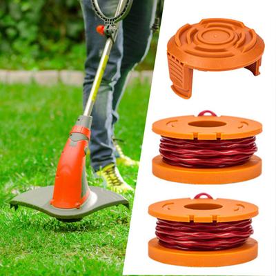 1 комплект триммерной лески для Worx WA0010/WA6531, сменные катушки для обрезных станков, быстрая резка, длительный срок службы, сменные кассеты для триммерной лески, садовые аксессуары