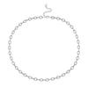 New Micro-studded Cuban Chain Necklace Sterling Silver Hip Hop Chain Collar for Men and Women