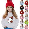 Halloween Day Girls Round Neck Pullovers For Kids Printed Baby Tops