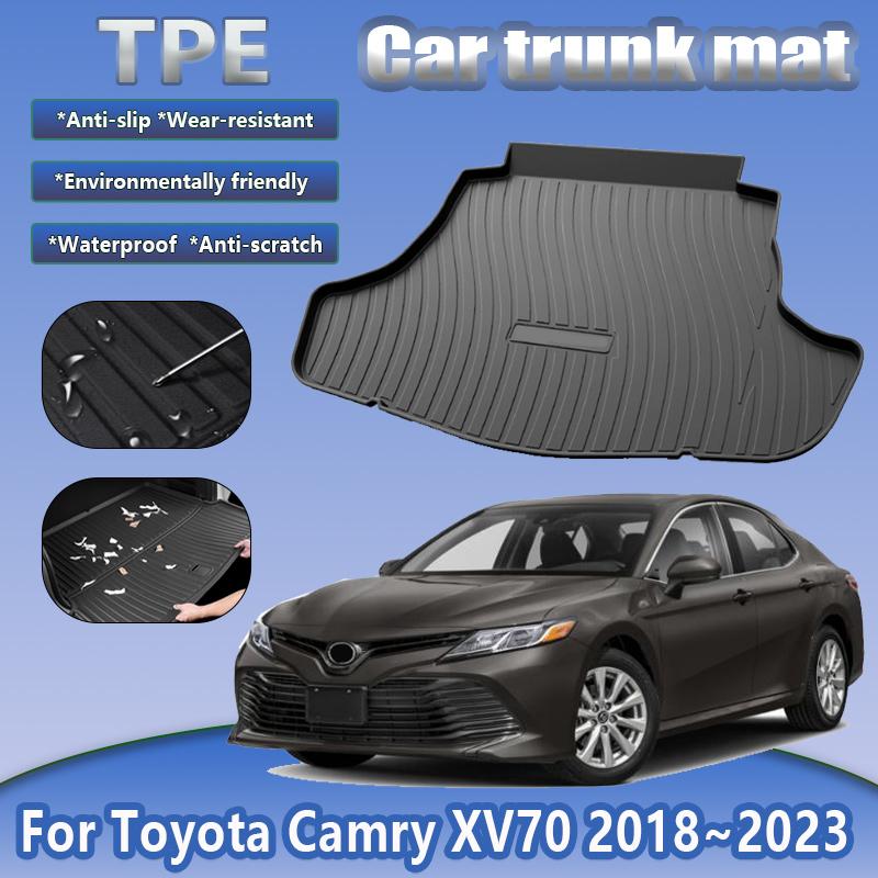 For Toyota Camry XV70 Daihatsu Altis 2018~2023 Car Trunk Mat Anti-dirty TPE Rubber Material Trunk Pads Carpet Auto Accessories